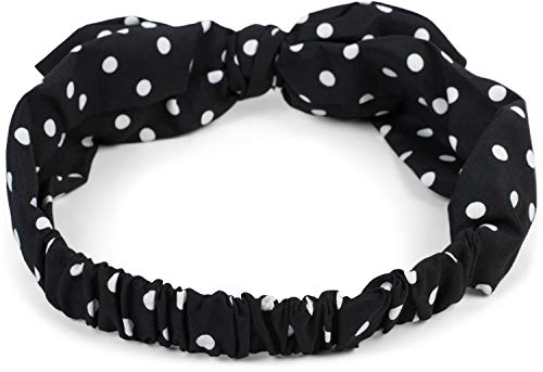 styleBREAKER women hairband with polka dots pattern, flexible bow and elastic, hairband, headband, pin-up - Image 2