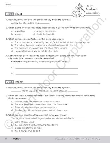 Daily Academic Vocabulary, Grade 4 Teacher Edition - Image 6