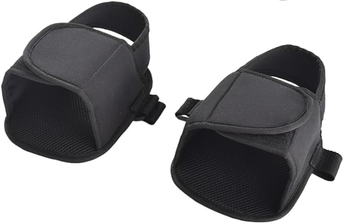 Wheelchair Footrest Support Straps - Universal Adjustable Hook and Loop Fasteners, Non-Slip Safety Bands，Breathable, Secure Positioning for Elderly