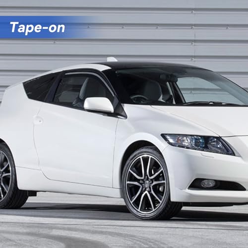Image of Window Visors Rain Guards for 2011-2016 Honda CR-Z, Out-Channel Window Vent Wind Deflectors Visors Shades for 11-16 Honda CRZ