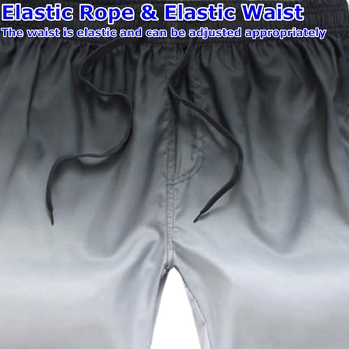 Men's Swim Trunks Quick Dry Large Board Shorts Swimsuit Swimwear for Men with Pockets Swimsuit4