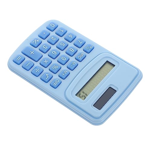 Calcolatrice Tascabile Portatile Piccola plastica e Silicone Resistente Funzioni Base Addizione Sottrazione Moltiplicazione Divisione Adatta per Studenti Ufficio e Contabilità