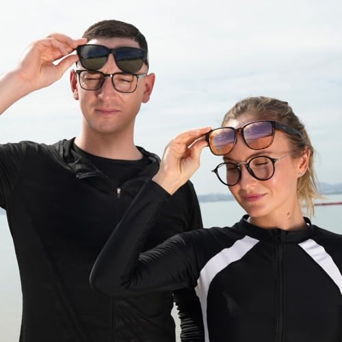Image of INFI Fit Over Glasses Sunglasses Polarized for Women Men Fishing Driving Outdoor Mirrored Lens UV Protection