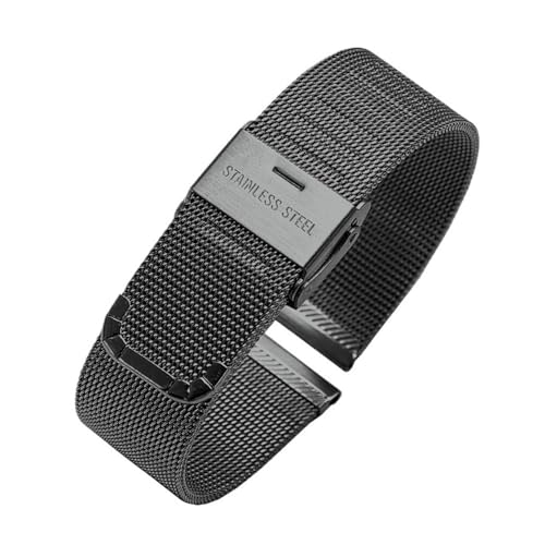 Bracelet de montre milanais en acier inoxydable, élégance épurée