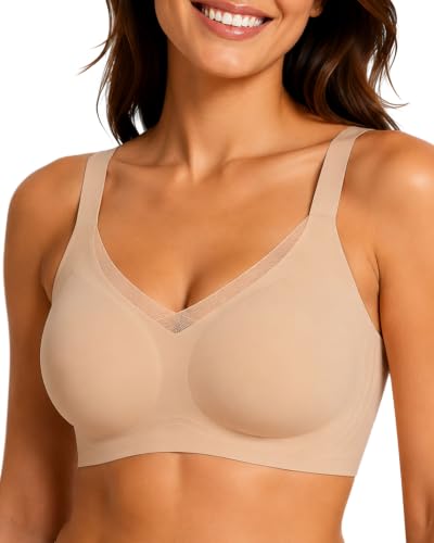 As Fairy Seamless Mesh Jelly Support Full Coverage Bra - image 1