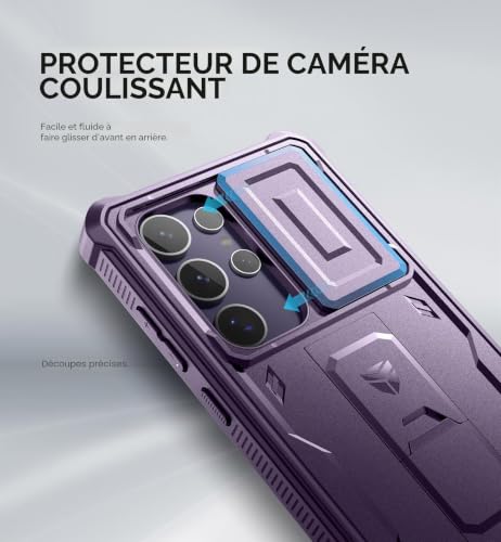 Coque Samsung S24 Ultra avec protège-écran intégré pour une vitre intacte