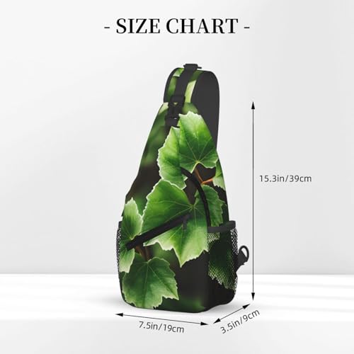 Mochila Bandolera con Estampado de Árbol Ivy Blossoms miniatura 3