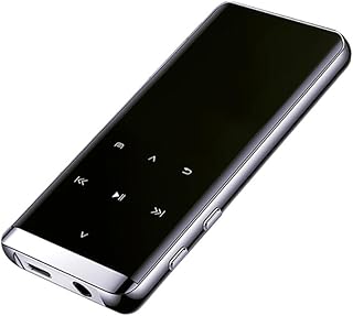 PartyKindom 1 PC Player Prateado Gravador Lcd Caneta USB E-Book Reprodutor De Vídeo Inteligente Reprodutor De Pedômetro Reprodutor De Música Para Caminhar Reprodutor De Música Portátil