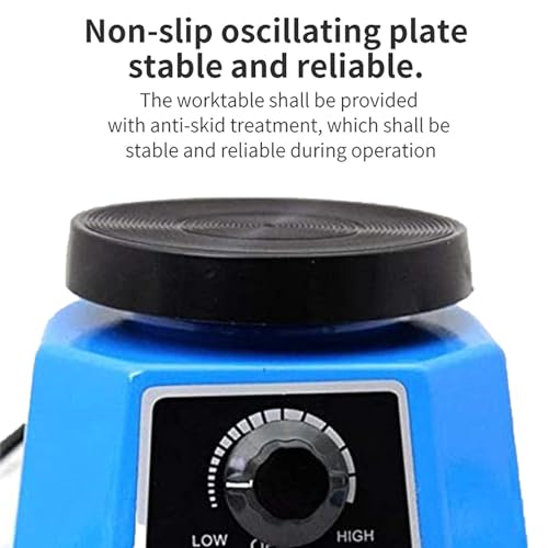 Placa vibratoria de laboratorio para mezclas de yeso con velocidad regulable 4
