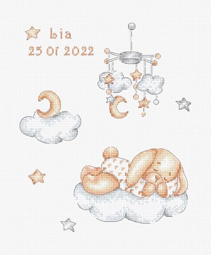 Image of Cross Stitch Kit Luca-S - Sleepy, B1193