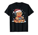 Funny Gingerbread Christmas Shirt For Gamer Boy