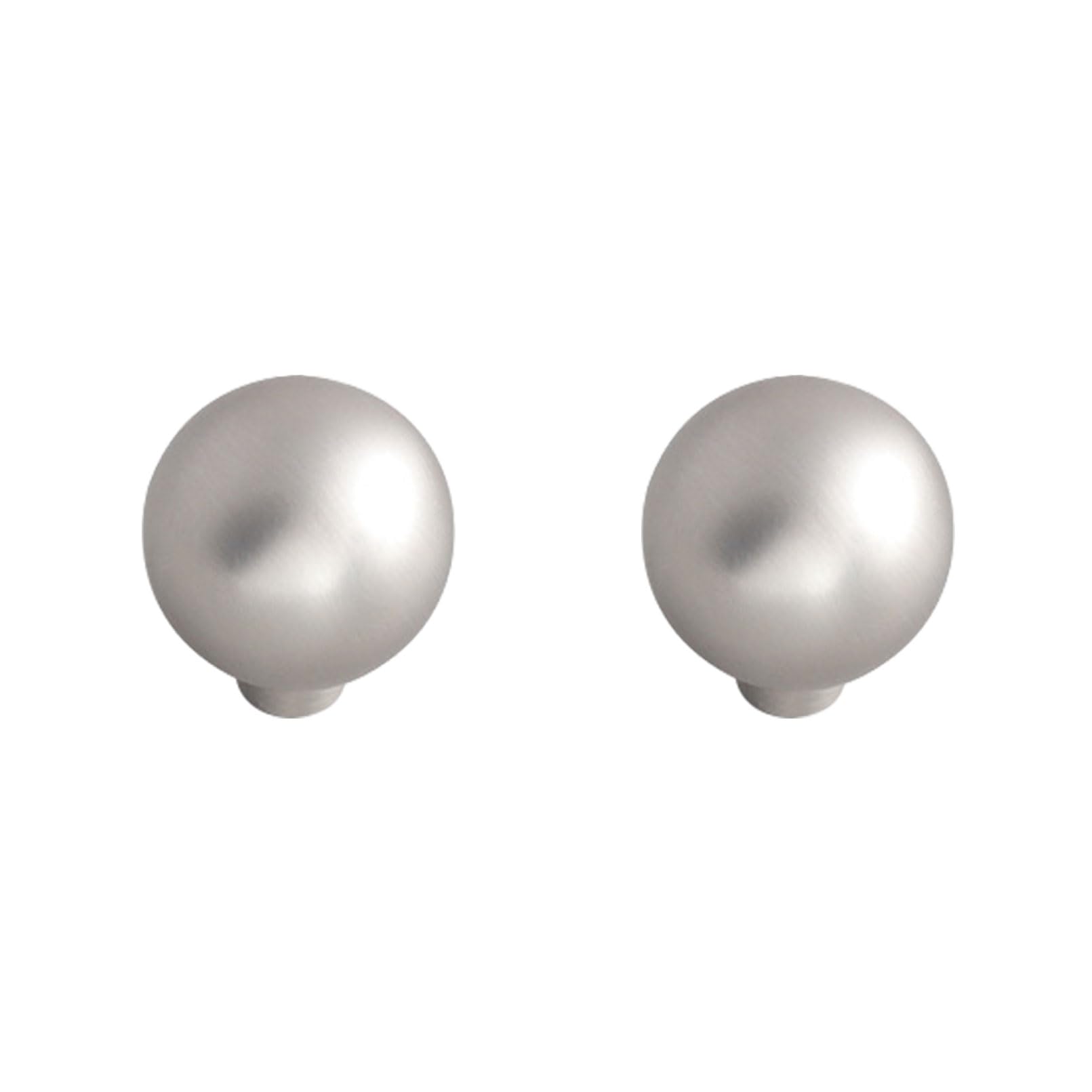 Szlxjmfl Brushed Cabinet Knobs, 2 Pack Handle For Furniture Solid Zinc Alloy | Plating Surface, Drawer Handles Hole Centers: 96-192Mm Kitchen Door Handles Cupboard Knobs Single Hole