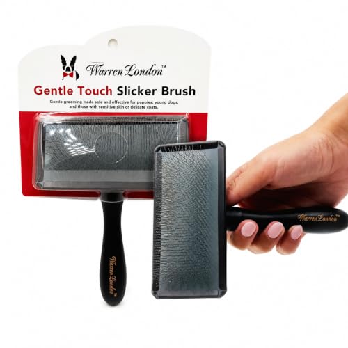 Warren London Gentle Touch Slicker Brush for Puppies