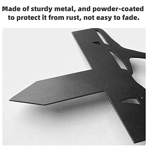 Kolymax 3 Pcs Metal Chicken Yard Art Garden Decorative Stake Hollow Out Animals Silhouette Statue Decor, Chickens Family Silhouette Sets For Pathway, Floor, Garden, Lawn, Outdoor Decoration #TOP6