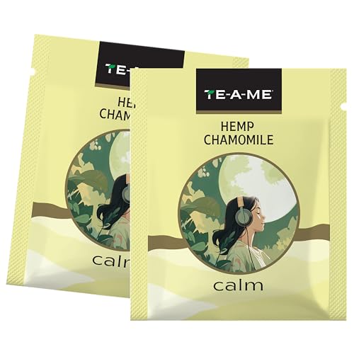 Image of TE-A-ME Hemp Chamomile Tea, 25 Tea Bags (Pack of 2)