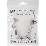 Cedar Creek Quilt Designs Charm Bracelet, 7-1/2-Inch