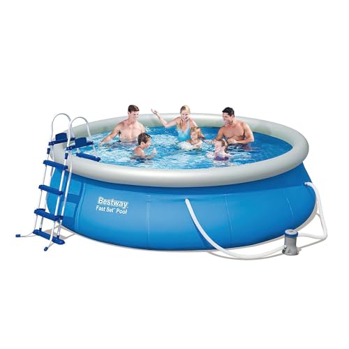 Bestway Fast Set Jeu de Plein air Piscine Bleu 366 x 91 cm