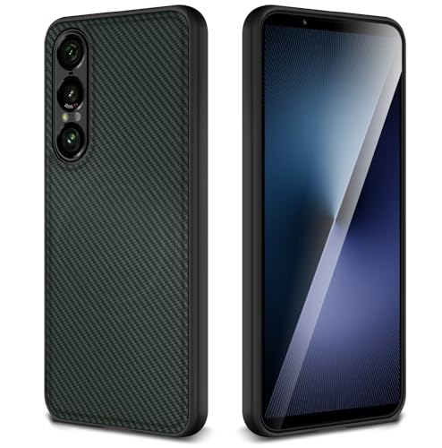 Xperia 1 VII ケース SO-51F ケース MagSafe対応 耐衝撃 エクスペリア 1 vii カバー ワイヤレス充電対応 Xperia1VII スマホケース PC 薄型 軽量 擦り傷防止 落下防止 (インクグリーン)