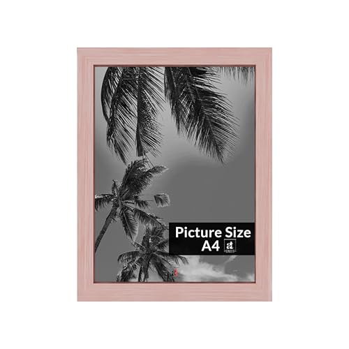 Image of Art Street Premium Photo Frame for living room, Classic Aesthetic Design Photo Frames for Photograph, Art Work, Kids Room Set of 6 (8x12 Inch, Pink)