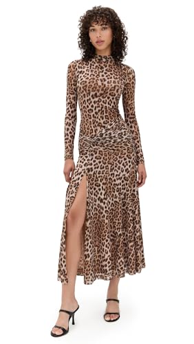 Bardot Women's Lea Printed Mesh Midi Dress