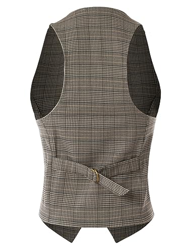 Design by Olivia Women's Dressy Casual Versatile Racerback Vest Tuxedo Suit Waistcoat3