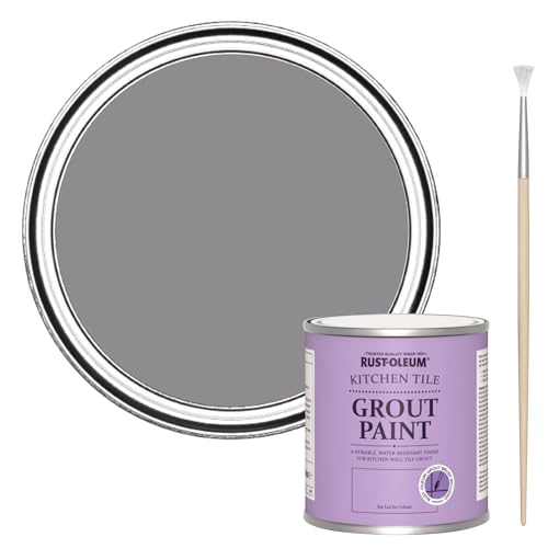 Rust-Oleum Stain-Resistant Purple Kitchen Tile Grout Paint -Iris 250ml