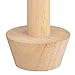 Master Class Double Ended Wooden Pastry Tamper - 4 cm & 6.8 cm - Brown - 5 Year Guarantee