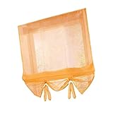 Landhaus Kurze Tüll Vorhänge Einfarbig Blau 100X155Cm Fenstervorhang Romantische Zuhause Einfacher Stil Simplicity Life Thema Dekoration Gardinen