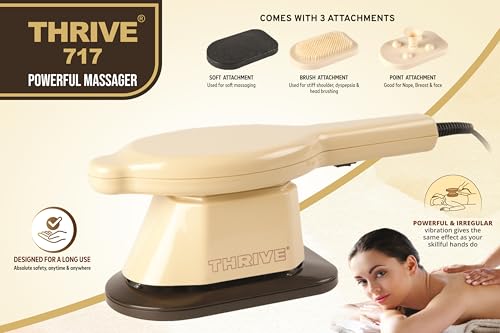 Image of THRIVE 717W Powerful Handy Massager - COMBINED MOTION VARIATION - HIGHLY EFFECTIVE - HOT & COLD - VERY EFFICIENT
