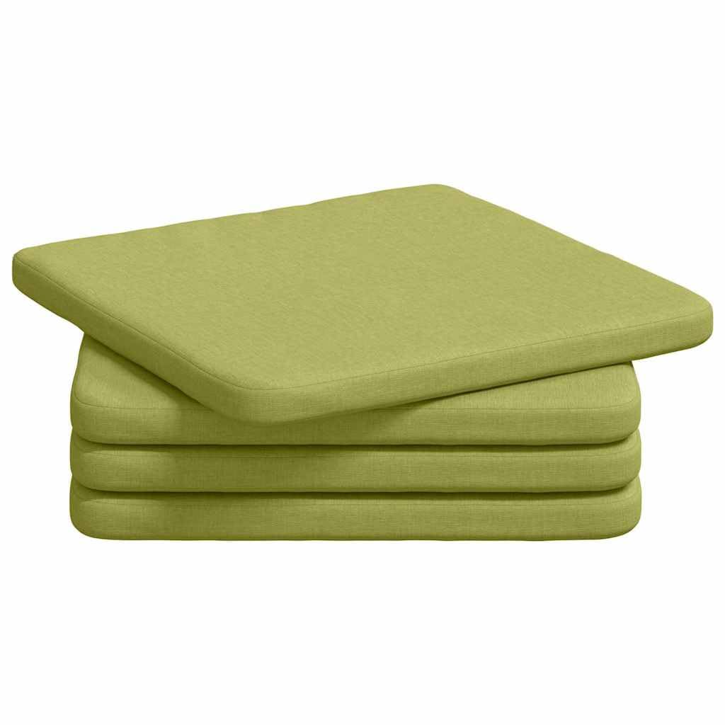 Coussins de chaise confortable vert clair pour soulager les assises dures