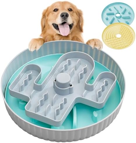 Photo inspiration: Fresh Look at Pet Supplies Suhaco Slow Feeder Dog Bowls Anti Choking Anti