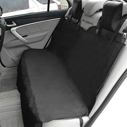 SOCHII Funda de asiento de coche lavable para perro, gato, perro, impermeable, funda de asiento para perro, protector de cojín para perros, accesorios de viaje, color negro, 140 x 110 cm