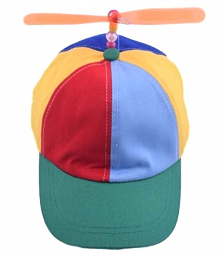 Preisvergleich Produktbild Little Sporter Neuheit Propeller Kappe Jungen und Mädchen Comicfigur Verkleidung Kostümparty Hubschrauber Propeller Mütze Ball Kappe