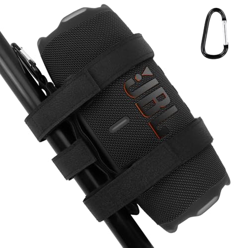 Peyyargo Tragbare Lautsprecherhalterung 7-12 Zoll – Universal für JBL Flip/Charge/Bose Soundlink Flex Anpassbare Klettbänder Für Golfcart, Fahrrad & Outdoor 