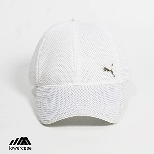 Image of lowercase Polyester Full Net /Full Air Mesh Baseball Cap with Curved Visor for Men & Women Free Size and Adjustable Strap
