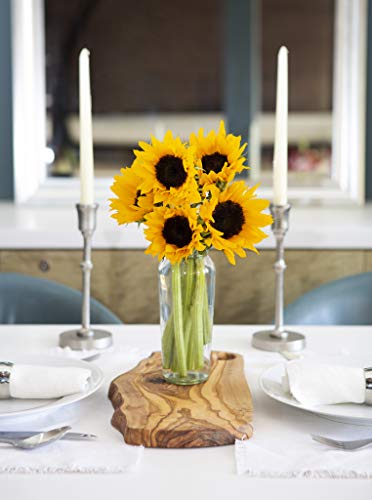 Kabloom Prime Overnight Delivery - Mother's Day Collection: Summer Smile Bouquet Of Fresh Sunflowers With Vase, 5 Count (Pack Of 1) #TOP3