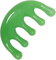 Vista 1 de GSHOW Masajeador de cabeza de resina para cuero cabelludo de mano con dientes anchos Gua Sha, peine relajante herramienta de masaje para masaje