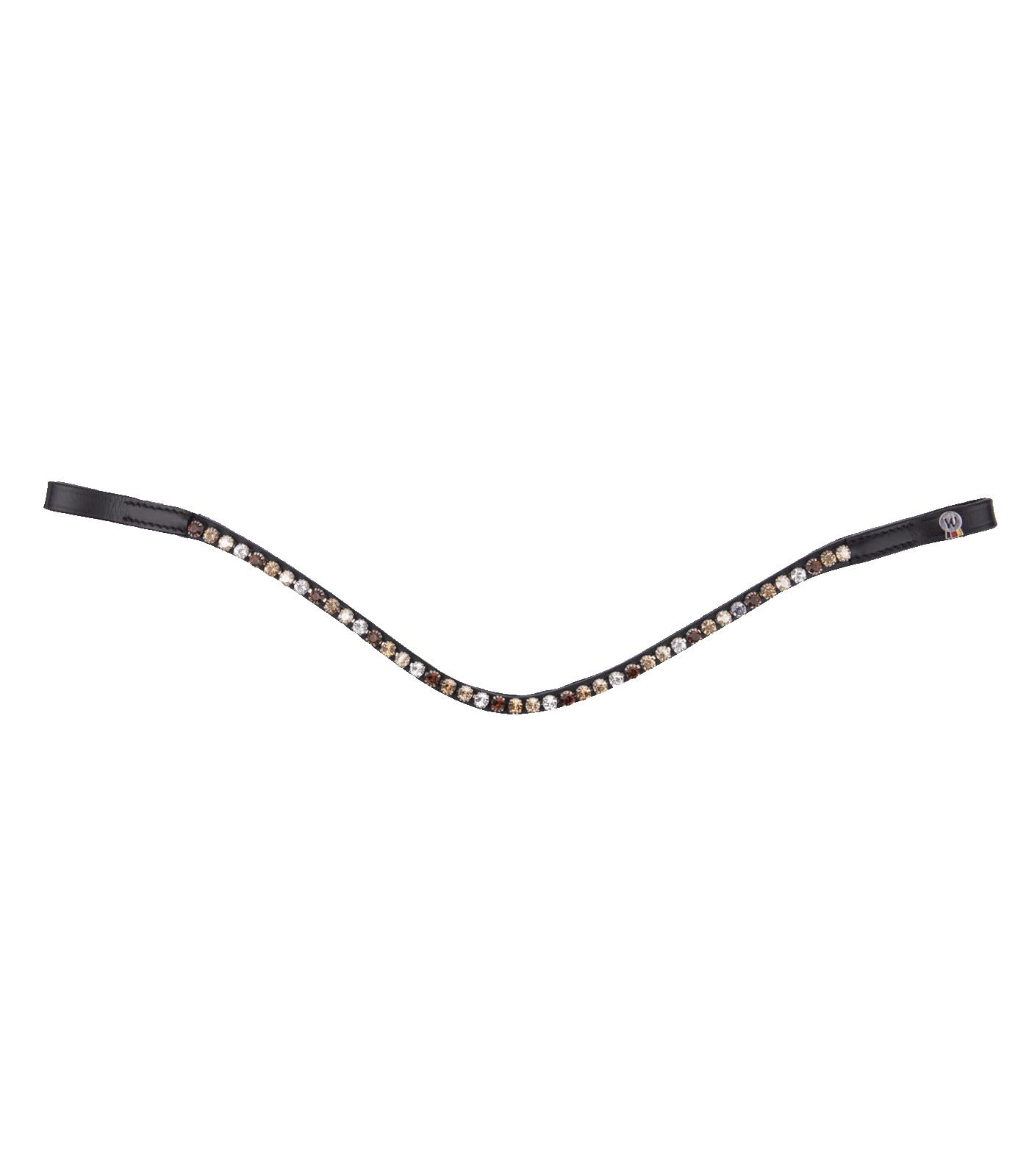WALDHAUSEN X-Line Glam - Cinta para el pelo, color negro, marrón, dorado, beige y plateado