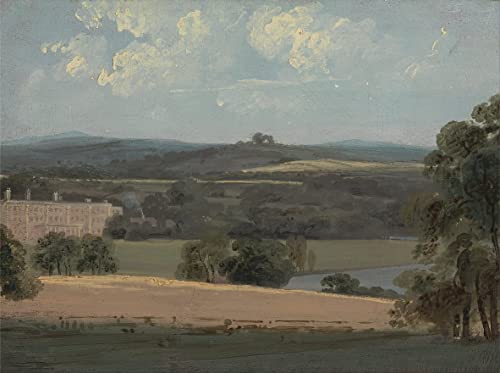 Peinture poster impression paysages de Constable pour creer un salon cosy