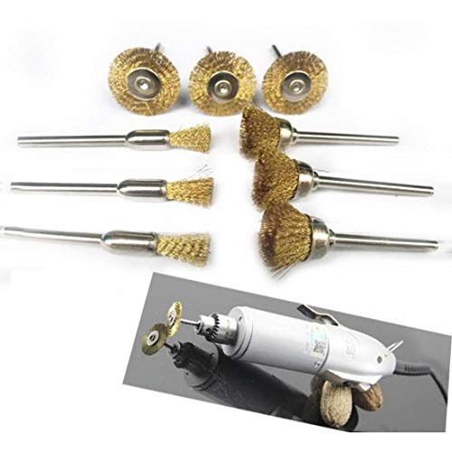Image of DIY Crafts Rotary Tool, Design No # 1, Brass Wire Brush Polishing Wor (Rotary Tool, Design No # 1)
