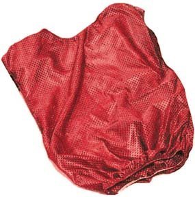 Chasuble rouge adulte respirante pour entraînement de football