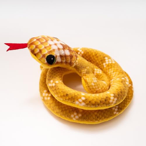 BLUE BAY Brinquedo de gato cobra longo com som enrugado para gatos internos | 81 cm | Brinquedo de p