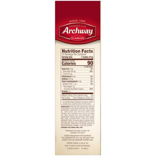 Image of Archway Raspberry Cookies, 9 Oz (4 Pack)