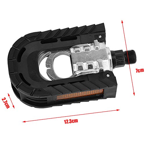 VIFER Bike Pedals, 1 Pair Aluminum Alloy Folding Bicycle Pedals for MTB Mountain Road Bike Outdoor Cycling Accessory Parts - Image 4