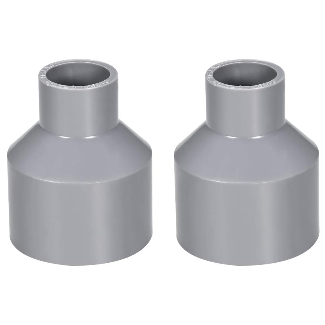 TA-VIGOR 2Pcs PVC DWV Reducing Coupling
