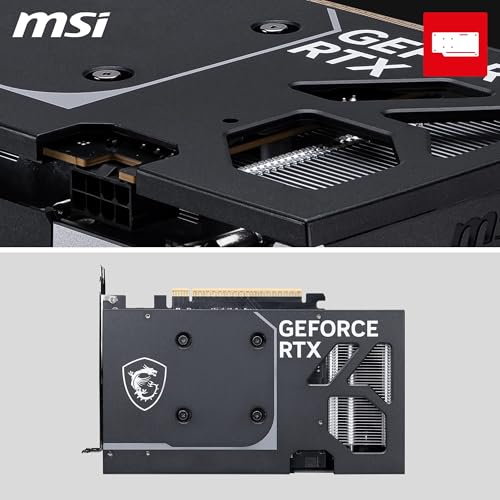 Image of MSI GeForce RTX 5060 8G Ventus 2X OC Graphic Card - NVIDIA GeForce RTX 5060 GPU, 8GB GDDR7 128-bit Memory, 28 Gbps, PCI Express Gen 5 x16 Interface, Upto 2527 MHz, TORX Fan 5.0