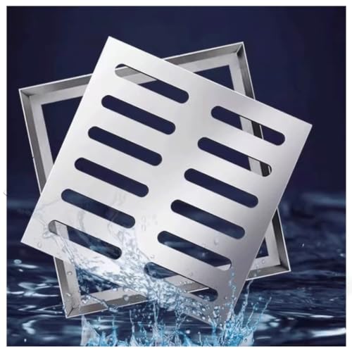 Couvercle d'évier extérieur en acier inoxydable pour drain de cour 400x300mm - 2