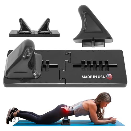 Image of Thrival Wave - Fully Adjustable Psoas Muscle Release Tool with Thrival App for QL, Hip Flexor, Back, Hamstring, Glute, Iliacus, and Neck Pain - Trigger Point and Myofascial Release Tool - Carbon Black