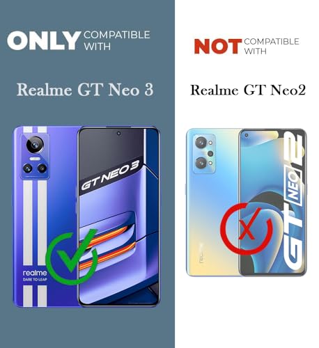 Image of Jkobi Back Cover for Realme GT Neo 3T (Silicone Clear Shockproof Case with Camera Protection | Soft and Flexible | Transparent)