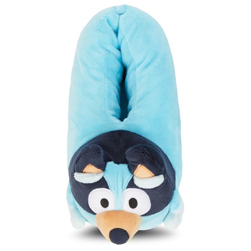 Bluey Ladies Bingo Slippers - Ladies Classic Bingo Big Face Plush Slippers, Bandit, Chilli & Bingo 3D Plush Slippers3